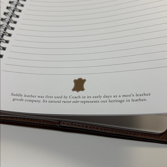 Coach Notebook In Signature Canvas and Leather With Vintage Rose Print - Picture 11 of 13